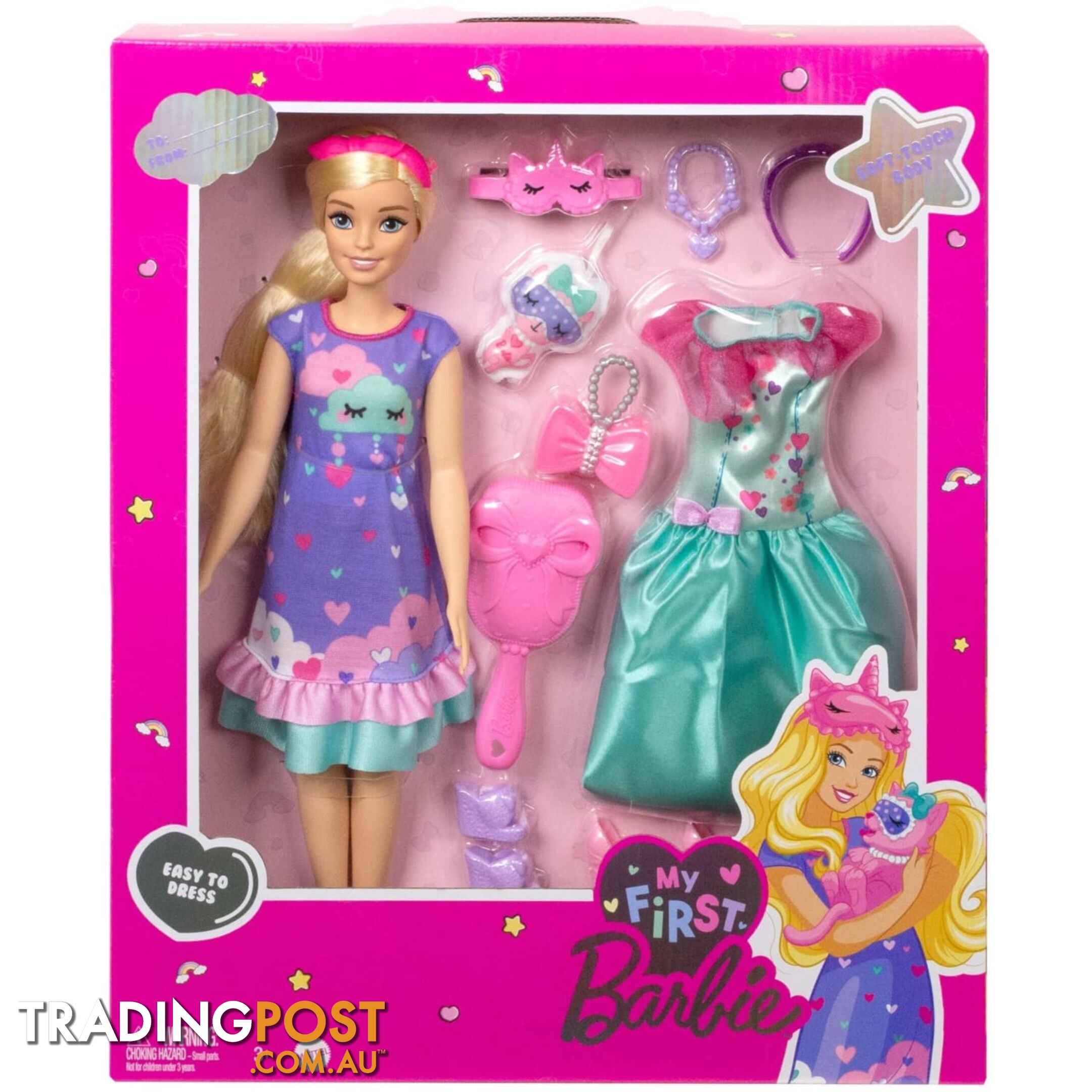 Barbie Doll For Preschoolers My First Barbie Deluxe Blonde - Mahmm66 - 194735131662
