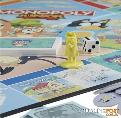 Hasbro Monopoly Junior Bluey Edition - Hbf5687ga01 - 195166174679