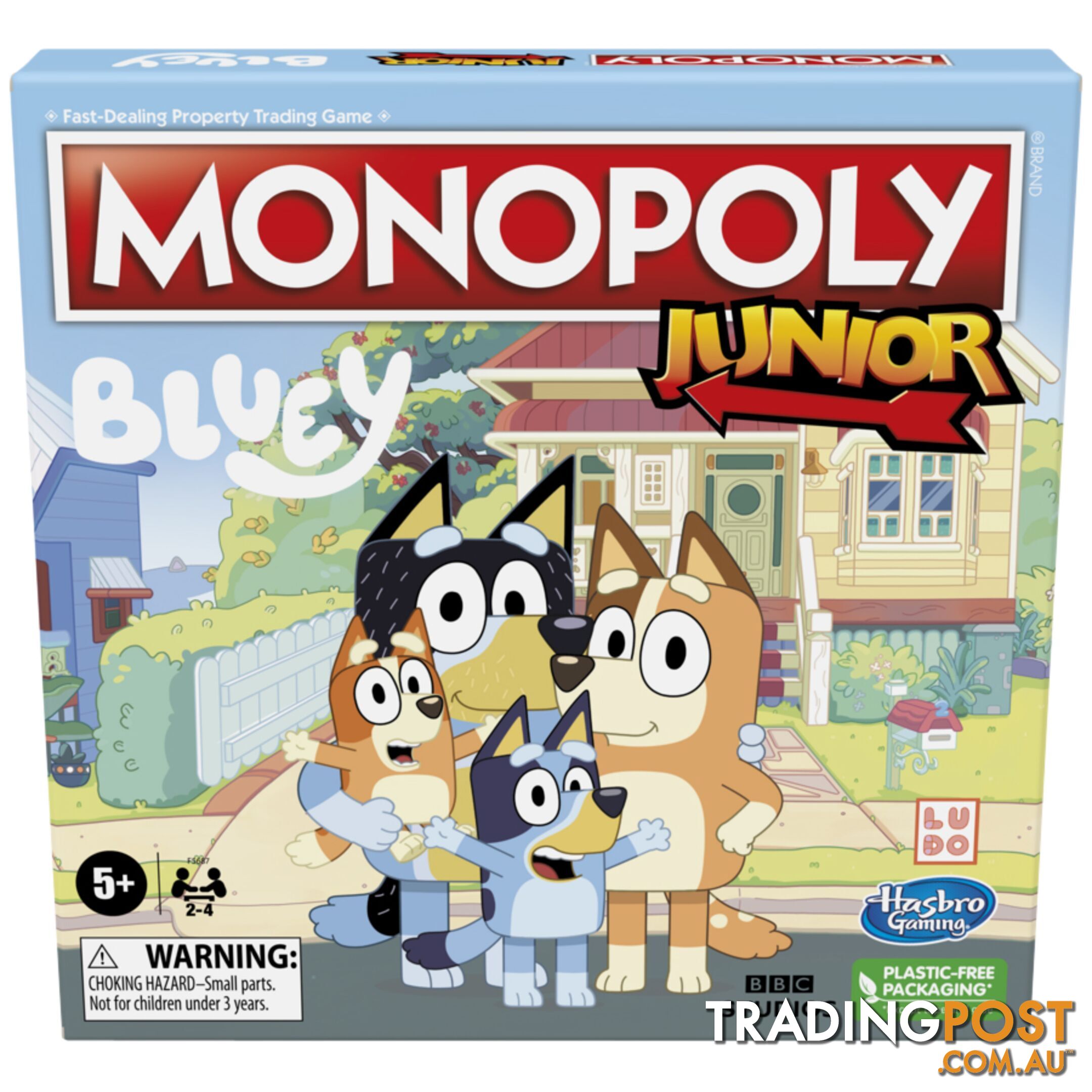 Hasbro Monopoly Junior Bluey Edition - Hbf5687ga01 - 195166174679