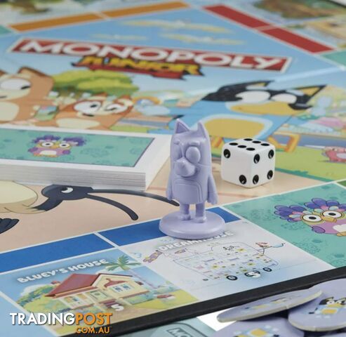 Hasbro Monopoly Junior Bluey Edition - Hbf5687ga01 - 195166174679