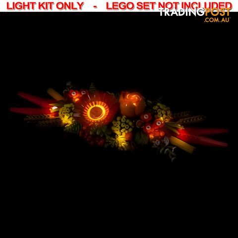 Light Kit For LEGO Dried Flower Centrepiece 10314 - Light My Bricks - Lb75452389387 - 754523893877