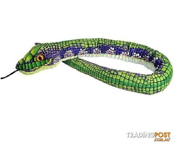 Wild Republic - Plush Snake Green Scales - Wr25497 - 092389254976