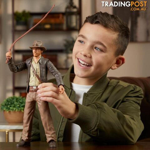 Indiana Jones - Indiana Jones Whip-action Indy Indiana Jones Action Figure With Sounds & Phrases (12â€) - Hasbro - Hbf60325aao - 5010996149299