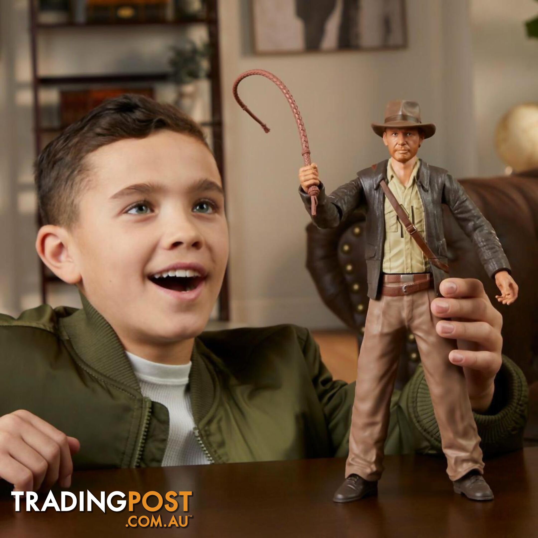 Indiana Jones - Indiana Jones Whip-action Indy Indiana Jones Action Figure With Sounds & Phrases (12â€) - Hasbro - Hbf60325aao - 5010996149299