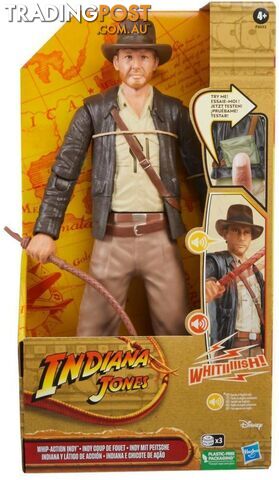 Indiana Jones - Indiana Jones Whip-action Indy Indiana Jones Action Figure With Sounds & Phrases (12â€) - Hasbro - Hbf60325aao - 5010996149299