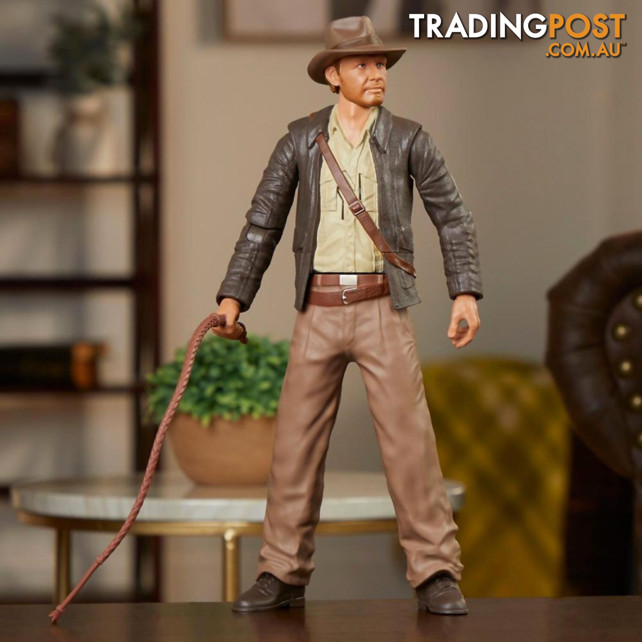 Indiana Jones - Indiana Jones Whip-action Indy Indiana Jones Action Figure With Sounds & Phrases (12â€) - Hasbro - Hbf60325aao - 5010996149299