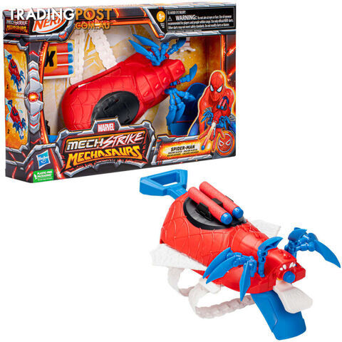 Marvel - Nerf Mech Strike Mechasaurs Spider-man Arachno Blaster - Hasbro - Hbf6677ax00 - 195166206486