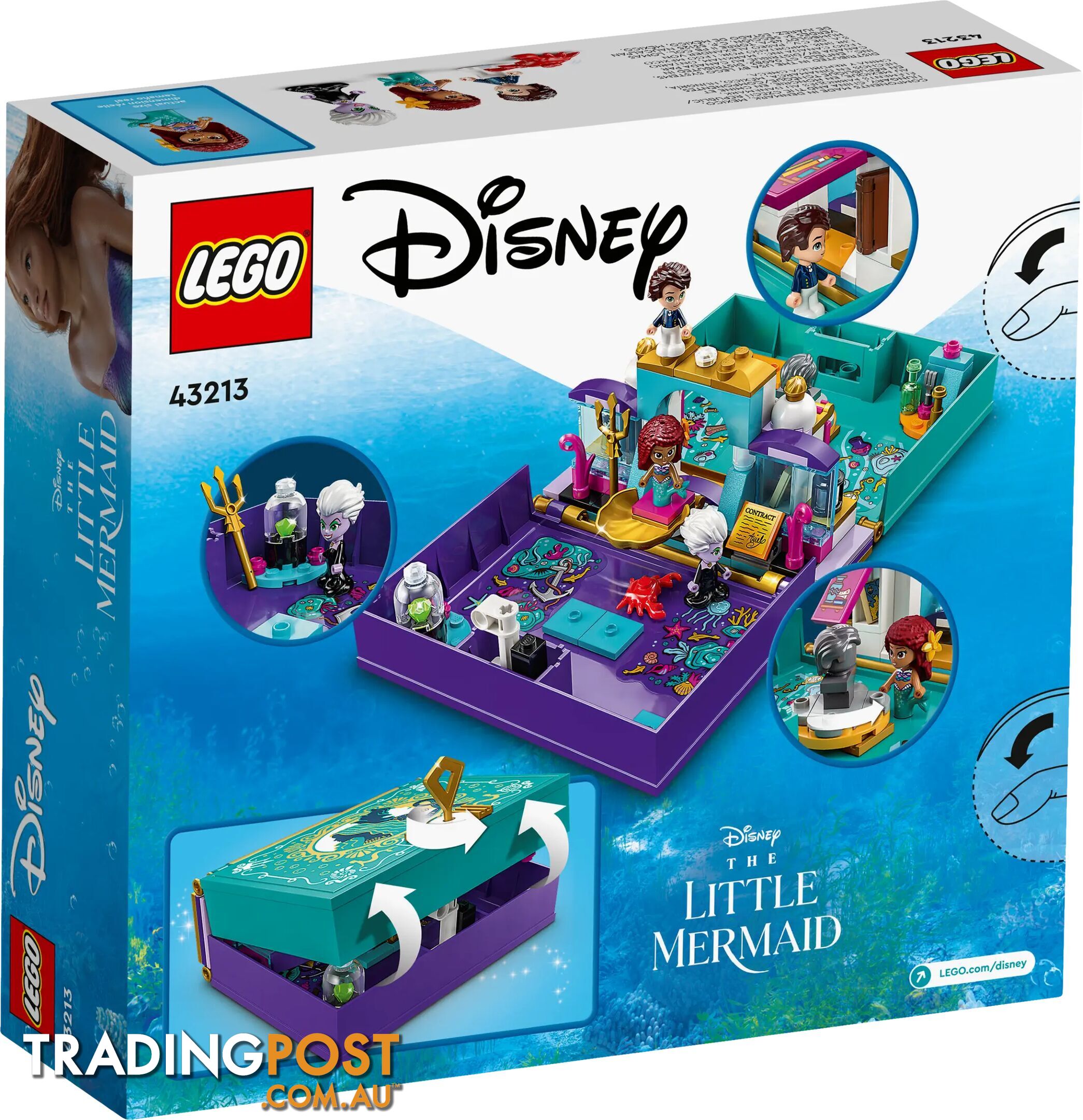 LEGO 43213 The Little Mermaid Story Book - Disney Princess - 5702017424804