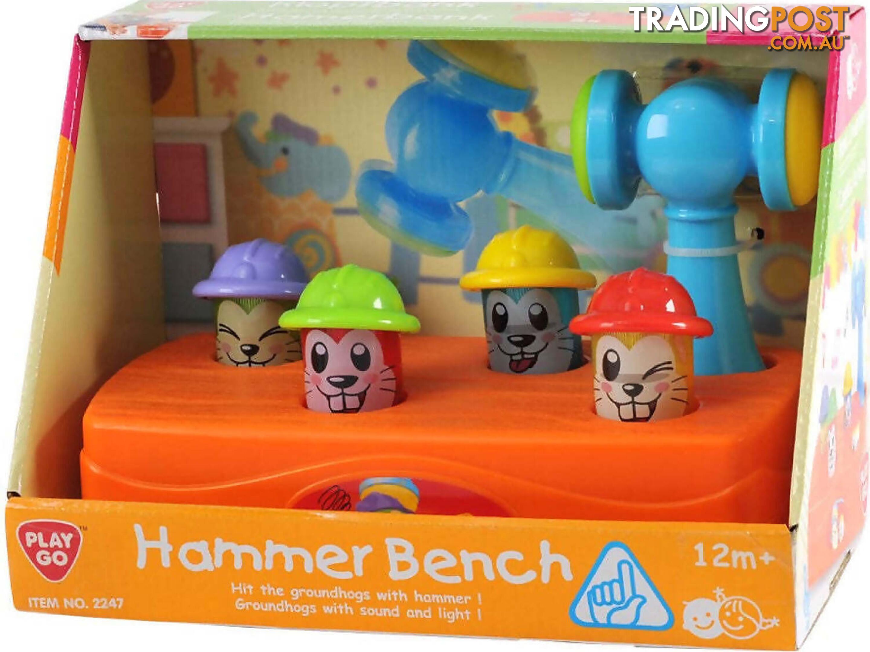 Playgo Toys Ent. Ltd. - Hammer Bench Battery Operated - Art60099 - 4892401022479