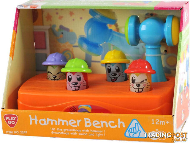 Playgo Toys Ent. Ltd. - Hammer Bench Battery Operated - Art60099 - 4892401022479