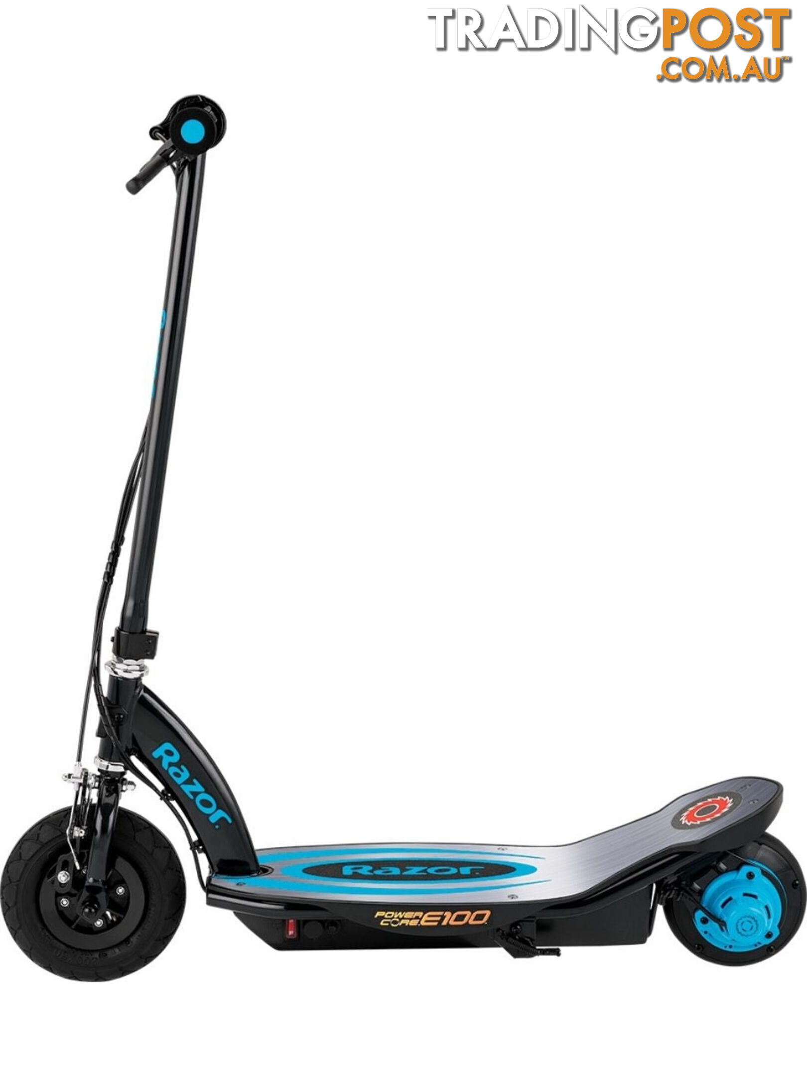 Razor Power Core E100 Electric Scooter - Blue Aluminium Deck - Be13111298 - 845423019617