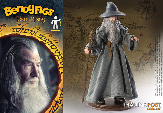 Bendyfigs Lord of the Rings - Gandalf the Grey - Bendyfigs - CJNN2816 - 849421006839