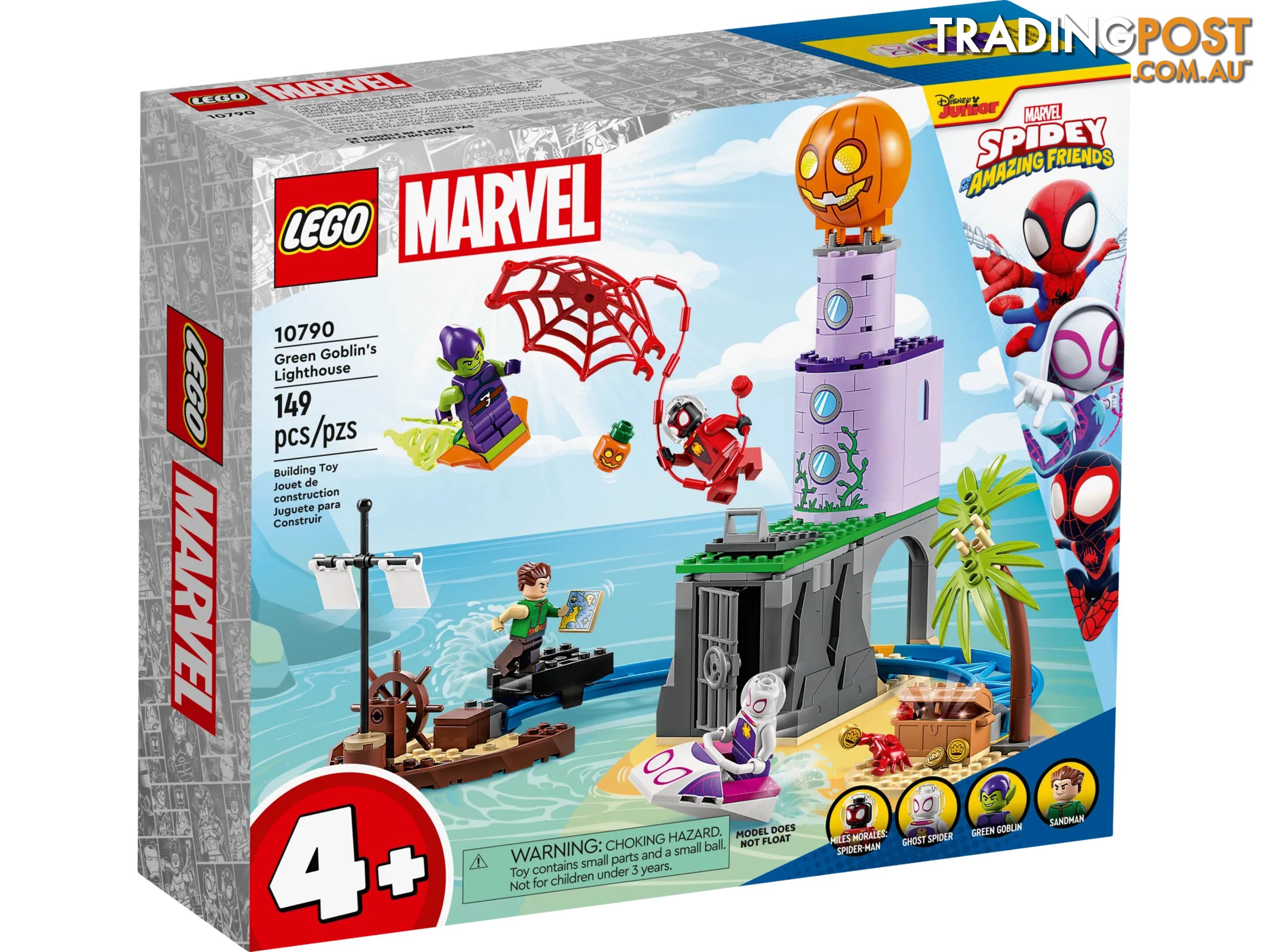 LEGO 10790 Team Spidey at Green Goblin's Lighthouse - Marvel Spidey Super Heroes 4+ - 5702017424156