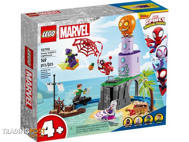 LEGO 10790 Team Spidey at Green Goblin's Lighthouse - Marvel Spidey Super Heroes 4+ - 5702017424156