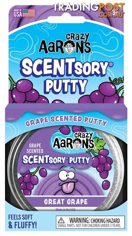 Crazy Aaron's Scentsory Putty Great Grape 2.5inch - Bgscngr055 - 810066953031
