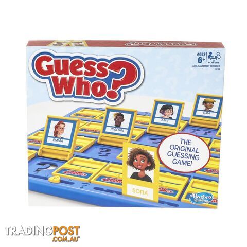 Guess Who Classic Game  Hasbro C2124 - 195166117768