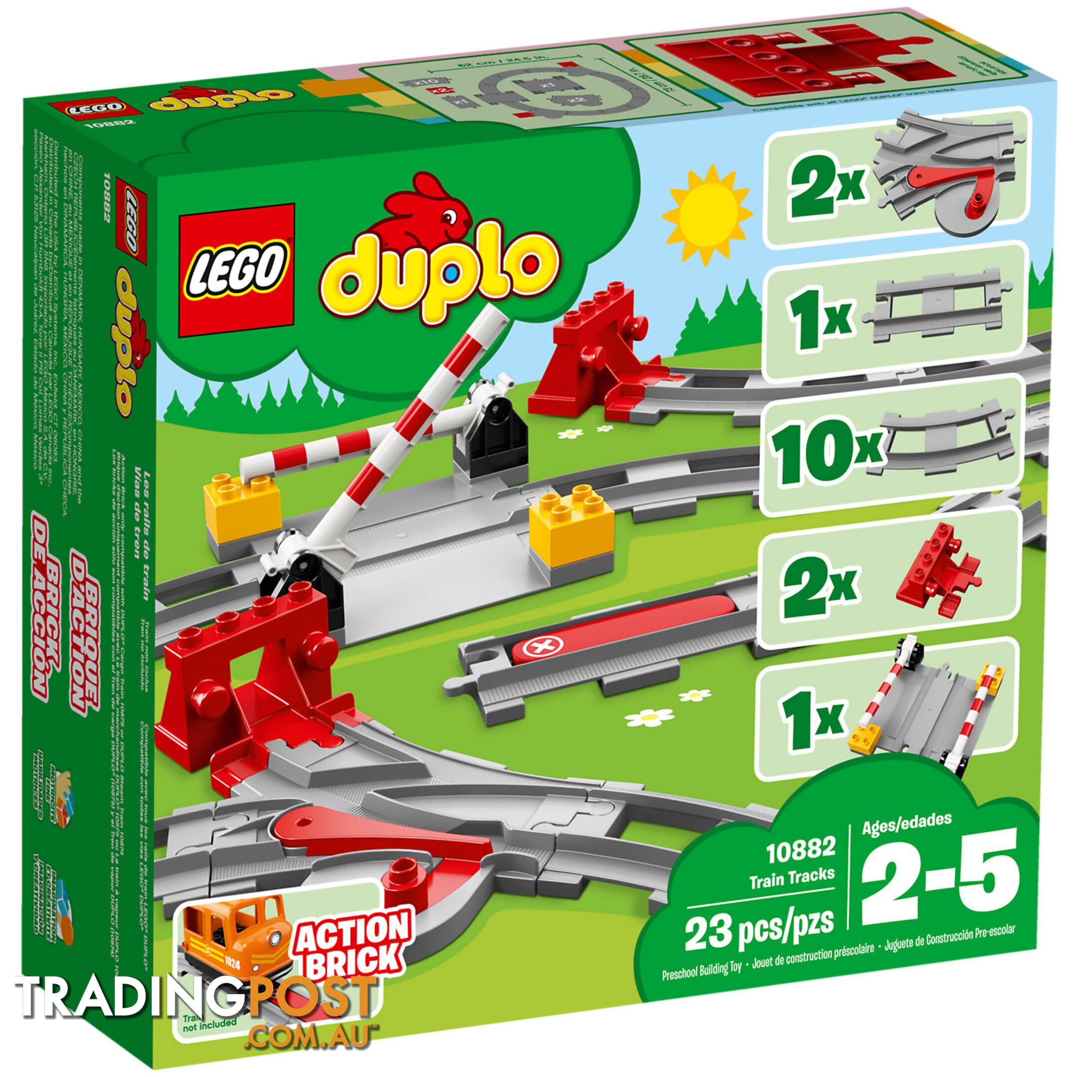LEGO 10882 Train Tracks   - DUPLO - 5702016117288