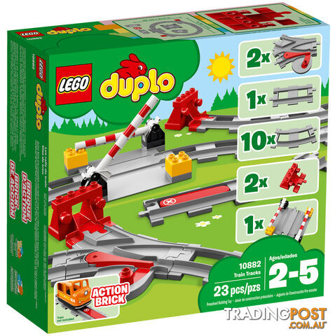 LEGO 10882 Train Tracks   - DUPLO - 5702016117288