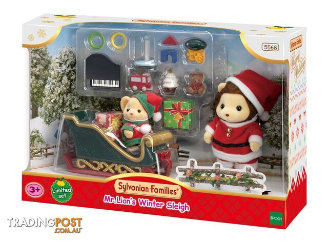 Sylvanian Families - Mr Lion's Winter Sleigh - Mdsf5568 - 5054131055687