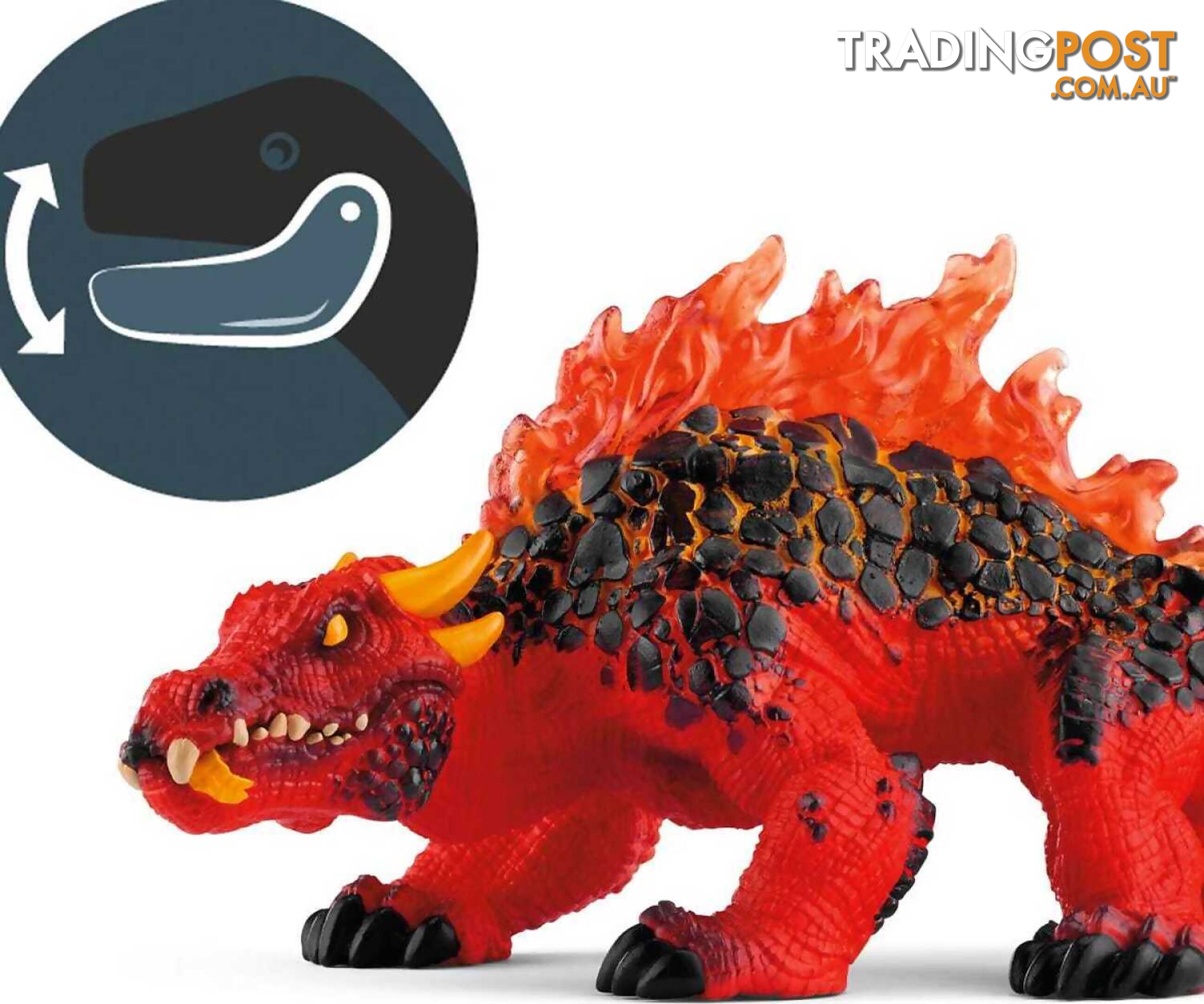 Schleich - Magma Lizard - Mdsc70156 - 4059433696829