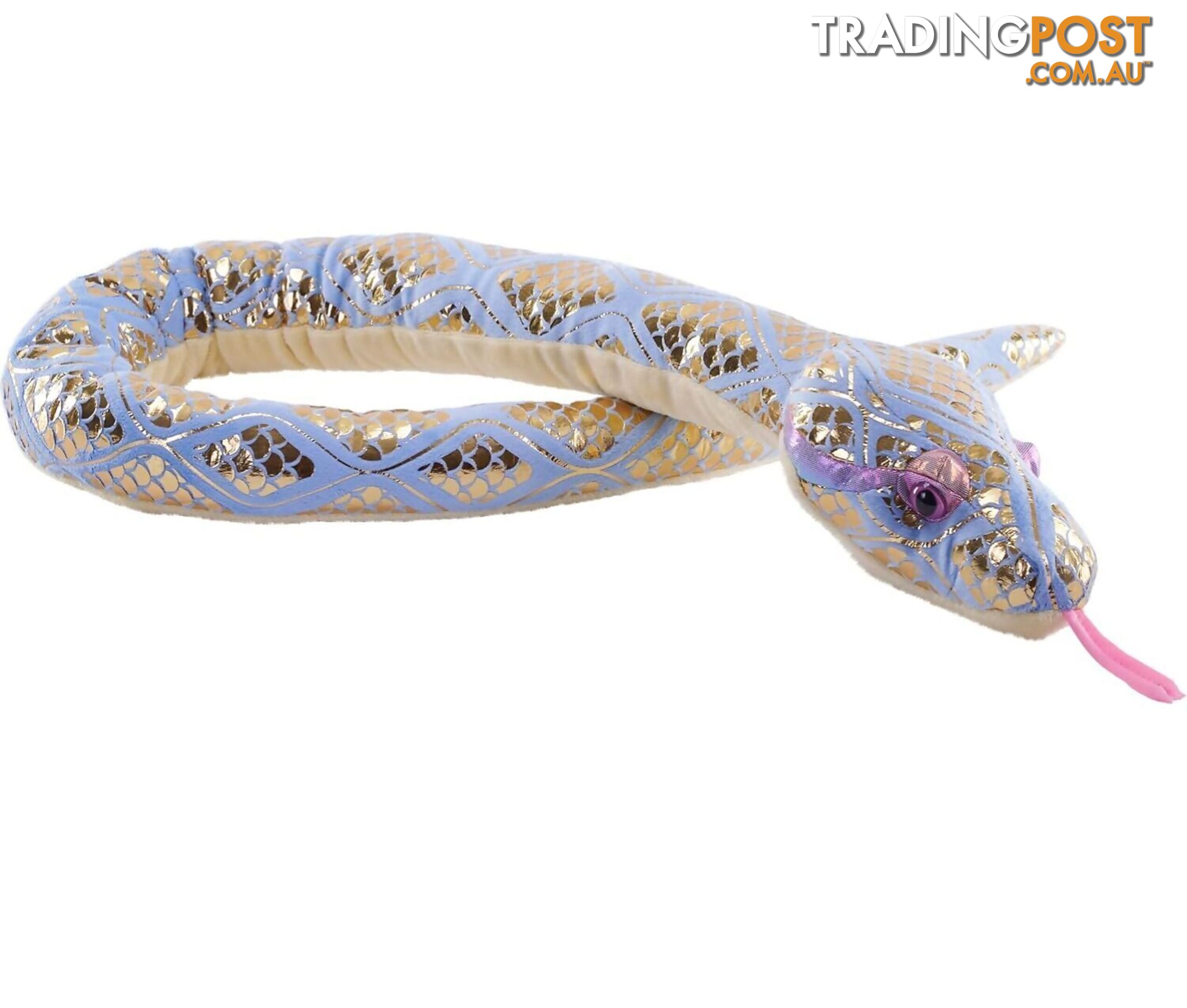 Wild Republic - Plush Snake Foil Diamond Blue 173cm - Wr27777 - 092389277777