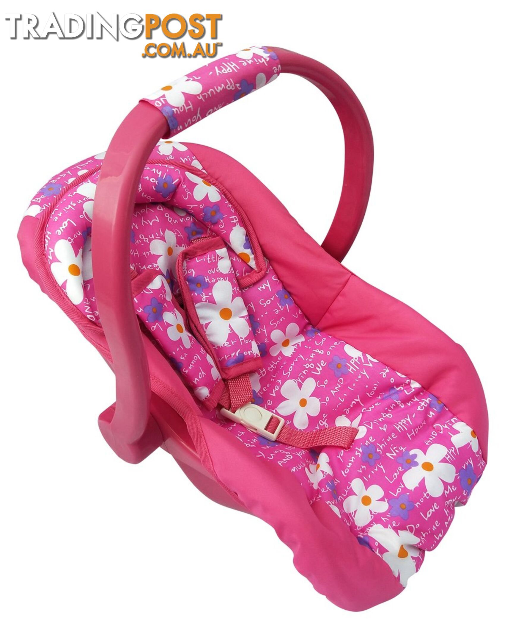 Playworld - Dolls Car Seat Pink Art64746 - 9329011709674