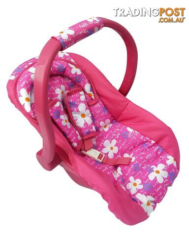 Playworld - Dolls Car Seat Pink Art64746 - 9329011709674