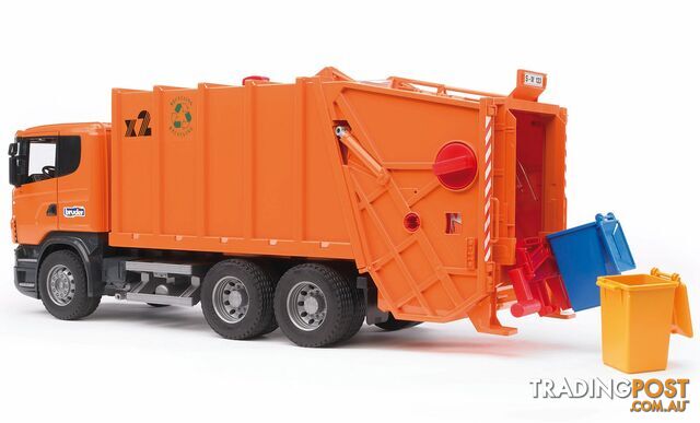 Bruder Scania R-series Garbage Truck (orange) - Bruder Commercial 03560 - 4001702035600