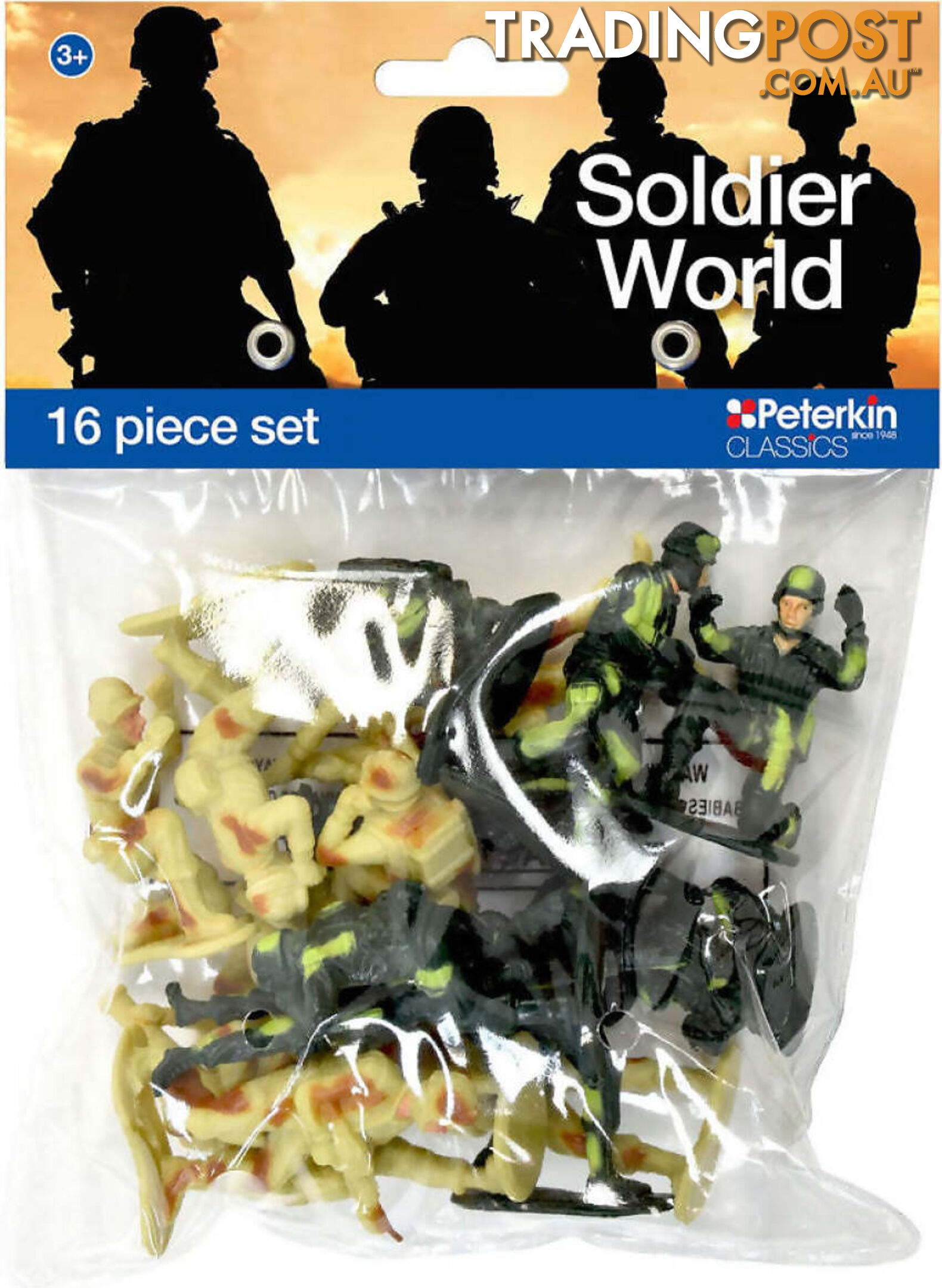 Peterkin Classics - Soldier World 16 Piece Figure Set - Art64269 - 5018621210499