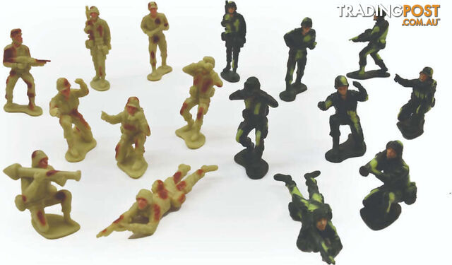 Peterkin Classics - Soldier World 16 Piece Figure Set - Art64269 - 5018621210499