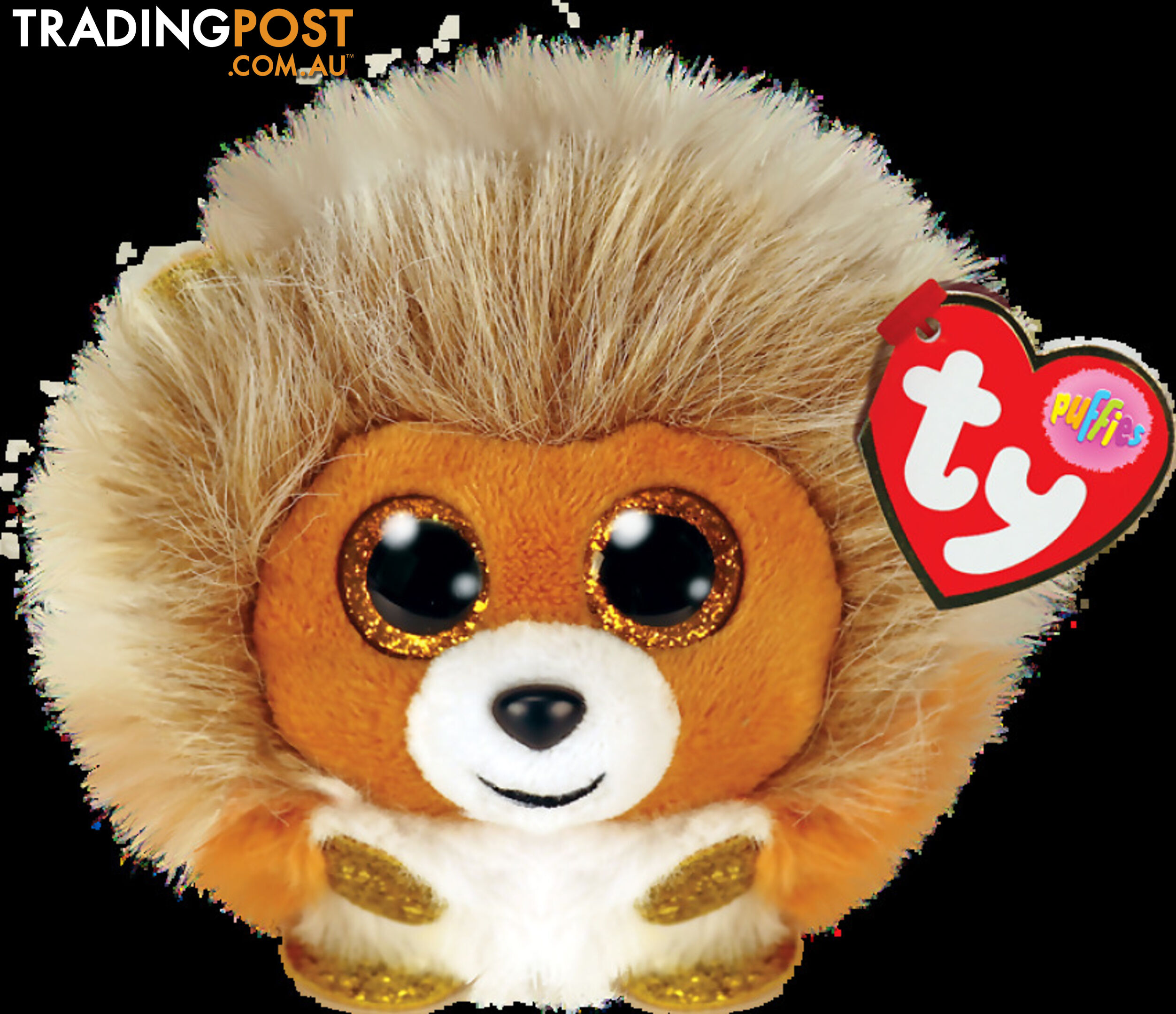 Ty - Beanie Ball Puffies - Caesar Tan Lion 10cm - Bg42501 - 9324651397298