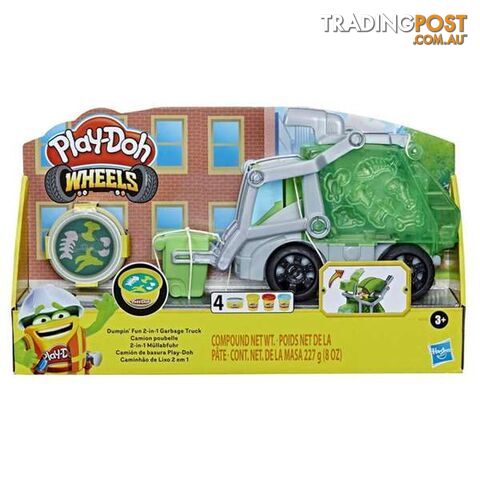 Play-doh - Wheels Dumpin' Fun 2-in-1 Garbage Truck Hasbro - Hbf46365l00 - 5010994115357