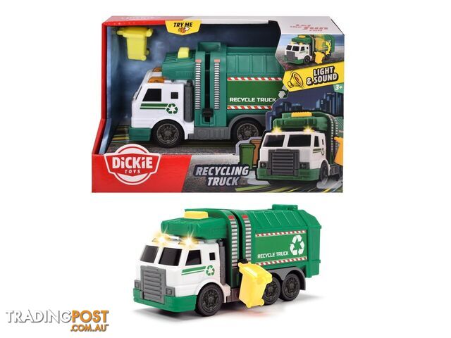 Dickie Toys Recycling Truck Lights & Sound 15cm- Rpdk57472 - 4006333057472