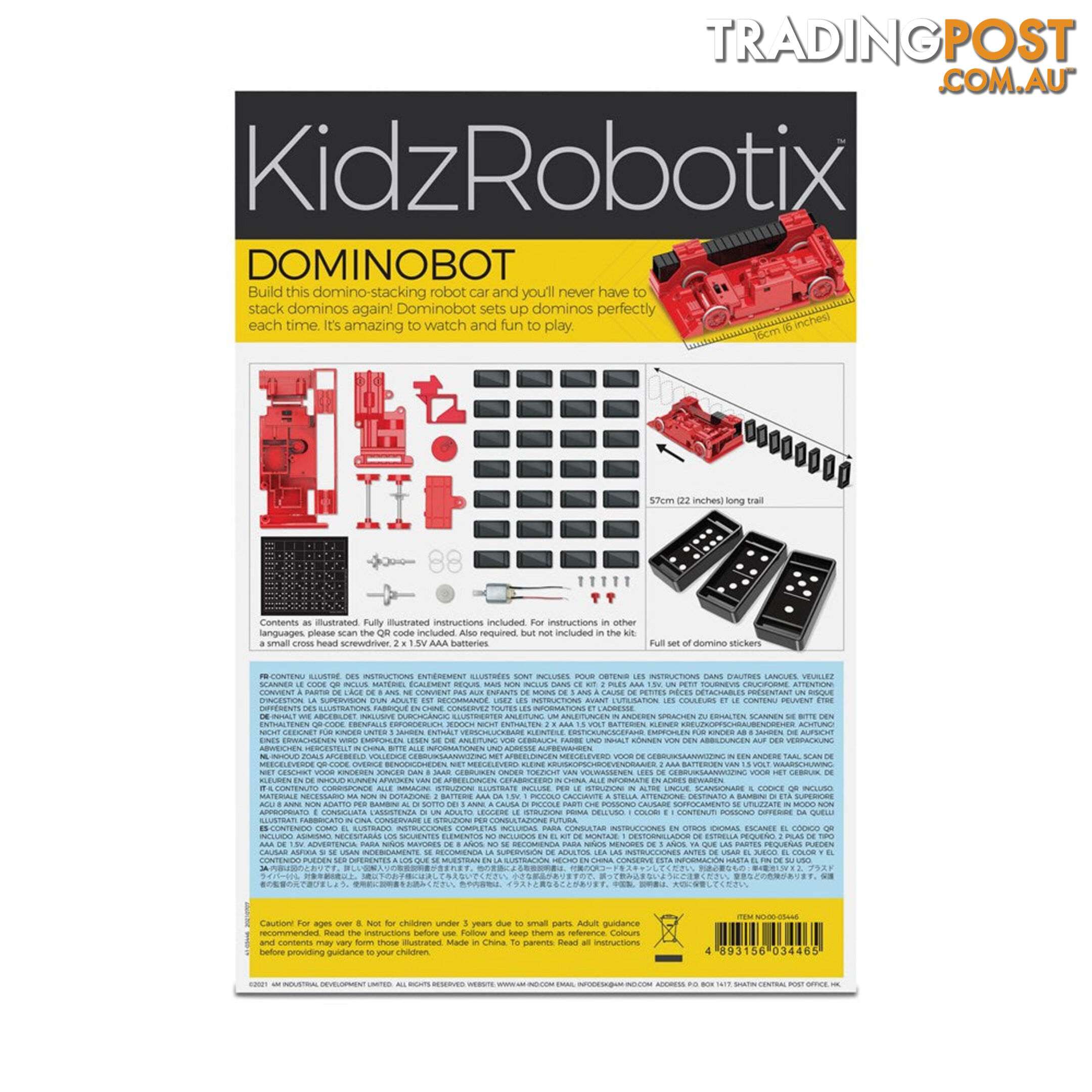 4m - Kidzrobotix - Dominobot Jpfsg3446 - 4893156034465