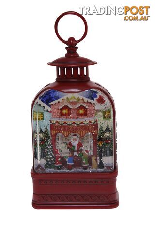 Cotton Candy - Xmas Red Lantern Med Santa - Ccxac405 - 9353468016597