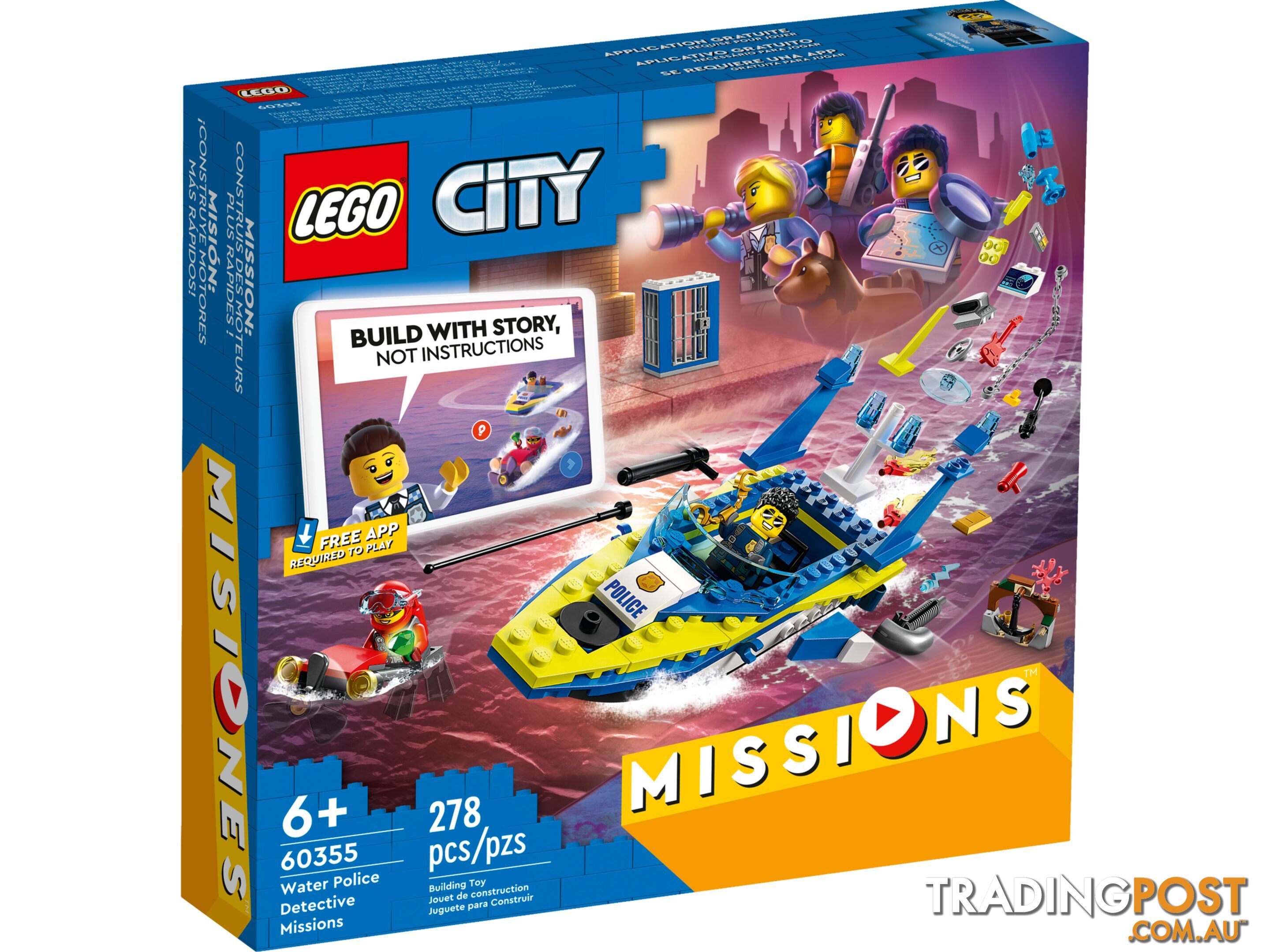 LEGO 60355 Water Police Detective Missions - City Police - 5702017189765