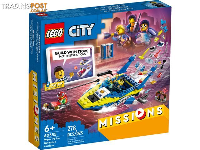 LEGO 60355 Water Police Detective Missions - City Police - 5702017189765