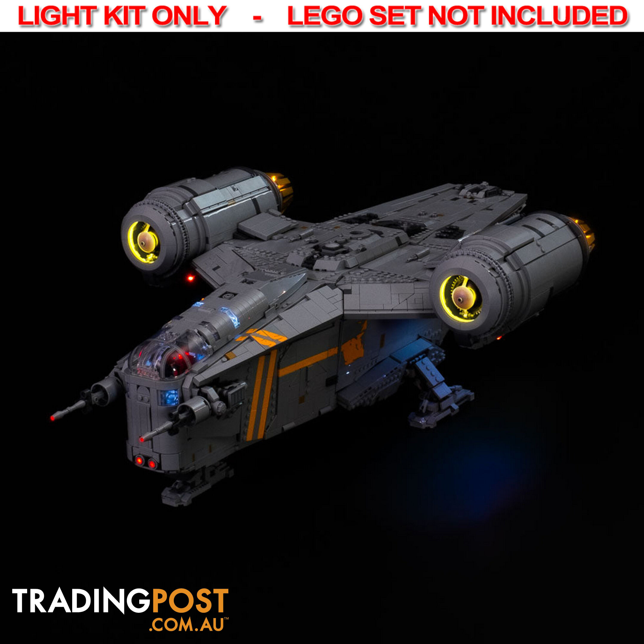 LIGHT KIT for LEGO UCS Razor Crest 75331 - Light My Bricks - 754523893587