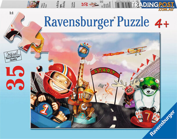Ravensburger - Go Monkey Go Jigsaw Puzzle 35pc - Mdrb087518 - 4005556087518