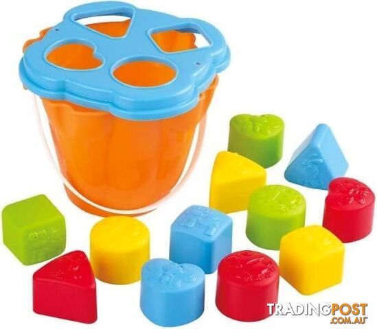 Playgo Toys Ent. Ltd. - Shape Sorting Bucket 12pc - Art67182 - 4892401023872