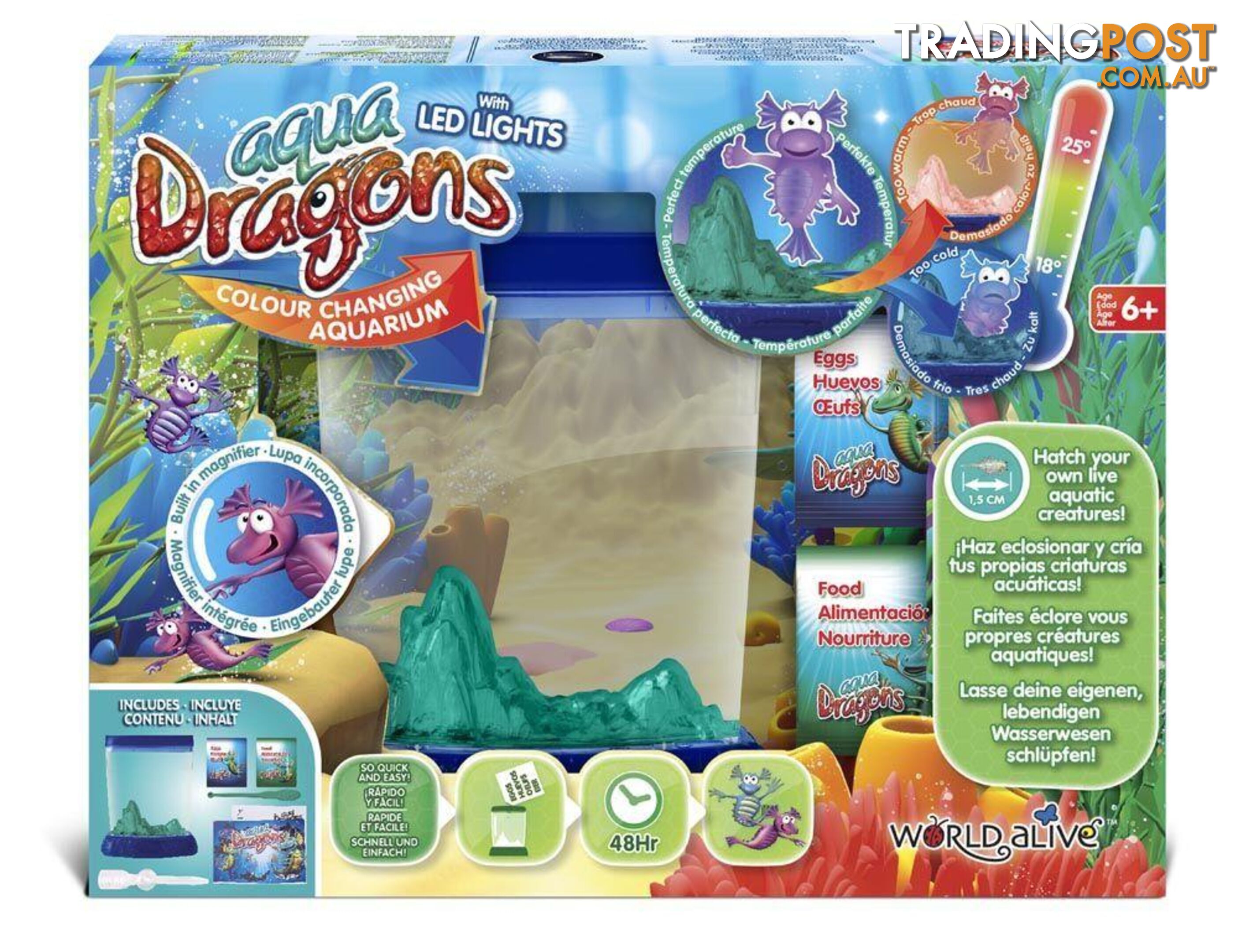 Aqua Dragons Deep Sea Habitat With Led Lights Mdwal7002 - 8437015413099