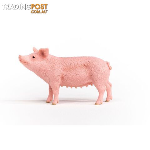 Schleich - Pig Animal Figurine  - Mdsc13933 - 4059433358260