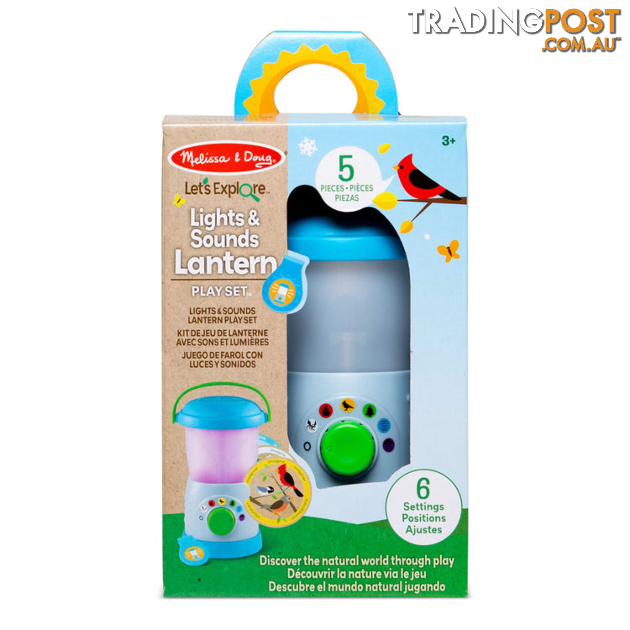 Melissa & Doug - Let's Explore Light & Sound Lantern Play Set - Mdmnd30837 - 000772308373