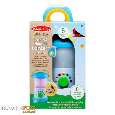 Melissa & Doug - Let's Explore Light & Sound Lantern Play Set - Mdmnd30837 - 000772308373