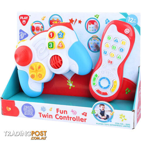 Playgo Toys Ent. Ltd - Fun Twin Controller - Art67171 - 4892401025937