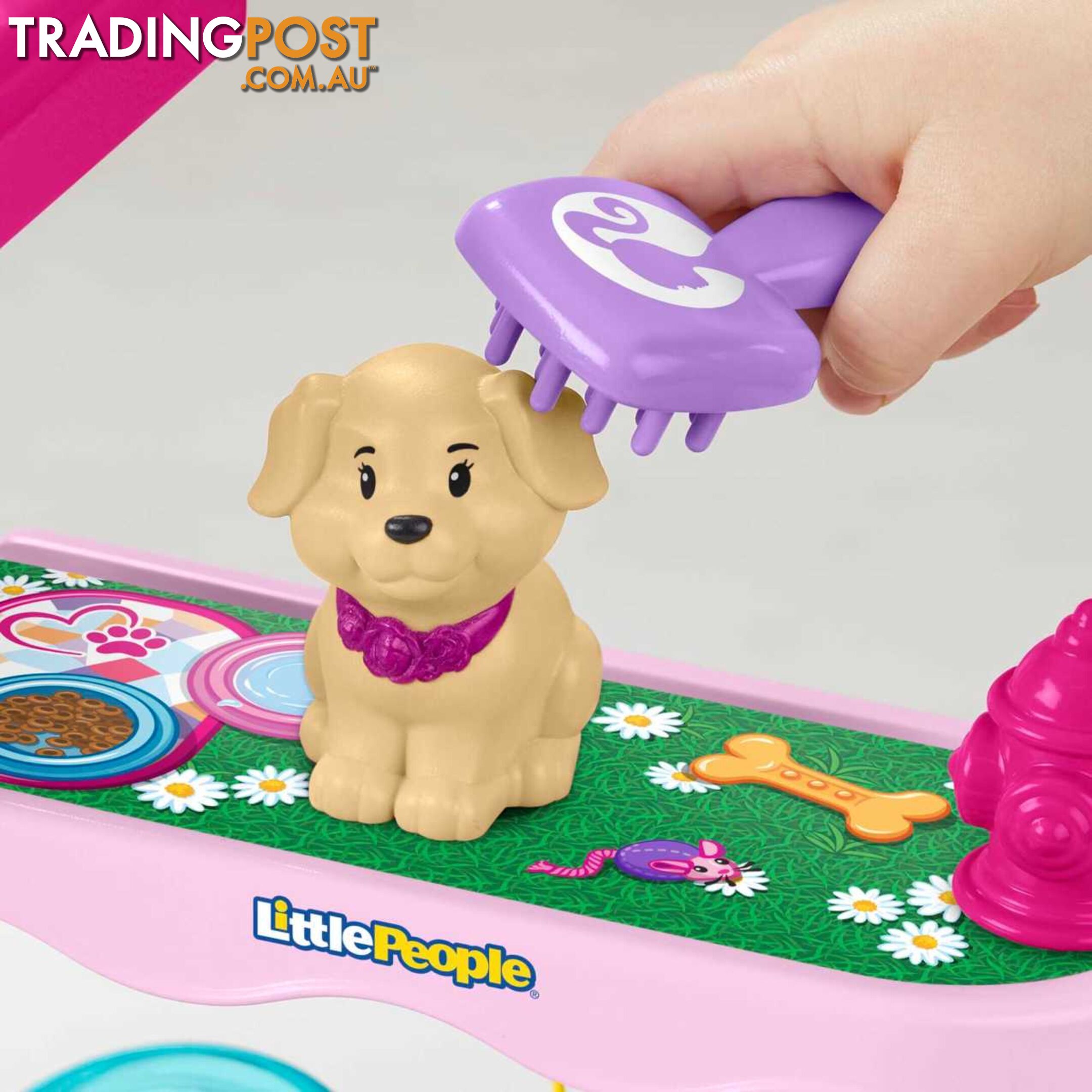 Barbie® Play and Care Pet Spa by Little People® - Mahjw76 - 194735096671