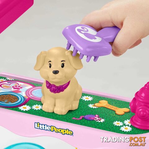 Barbie® Play and Care Pet Spa by Little People® - Mahjw76 - 194735096671