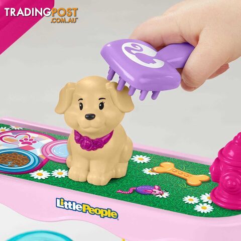 Barbie® Play and Care Pet Spa by Little People® - Mahjw76 - 194735096671