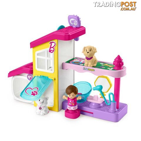 Barbie® Play and Care Pet Spa by Little People® - Mahjw76 - 194735096671