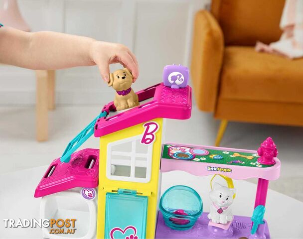 Barbie® Play and Care Pet Spa by Little People® - Mahjw76 - 194735096671